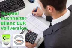 Taxpool Version 2022+ 2023 +2024 TAXPOOL-BUCHHALTER EÜR Vollversion, Datev Buchhaltung